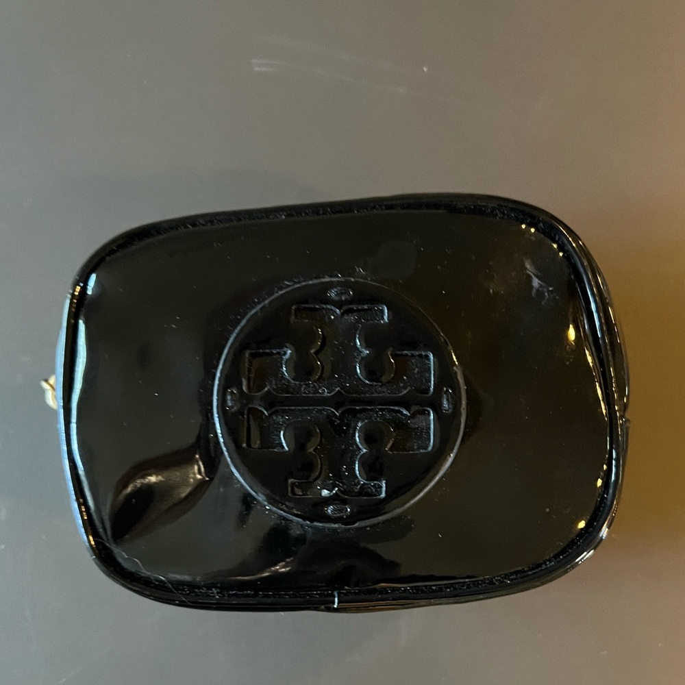 Tory Burch Patent Makeup Bag / Clutch